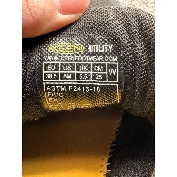 KEEN Utility Sparta 2, Women 8M Aluminum Toe, SD, Low Athletic, Work Shoe (Flaw)