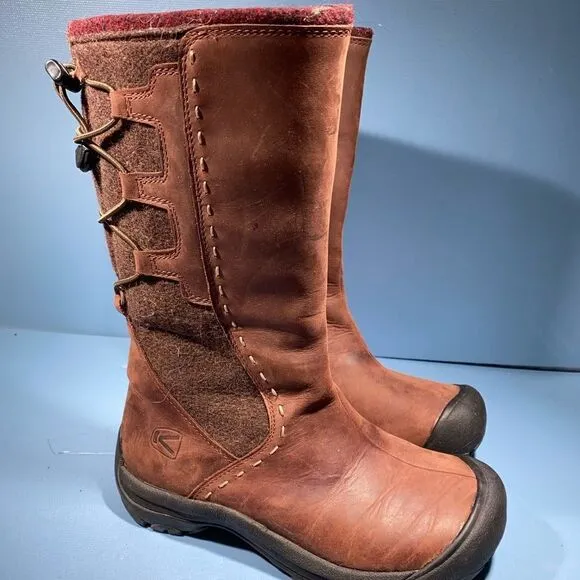 KEEN Winthrop Waterproof Leather Keen DRY Boots Size 36-6