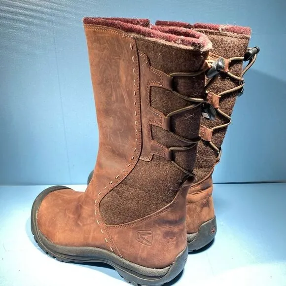 KEEN Winthrop Waterproof Leather Keen DRY Boots Size 36-6