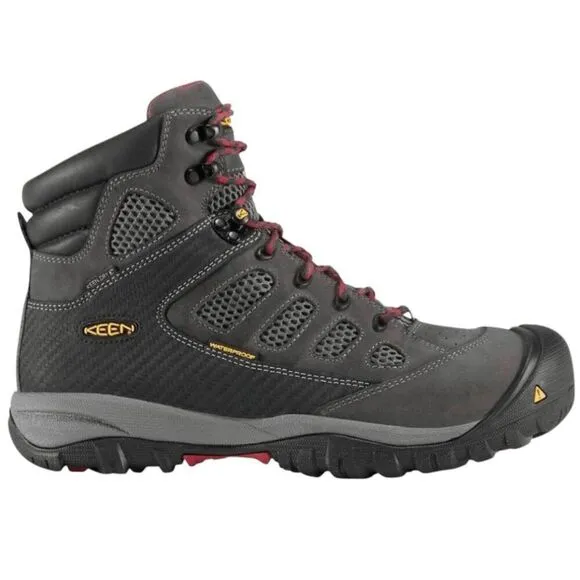 KEEN Tucson Mid Steel Toe Waterproof Work Boots Size 11D