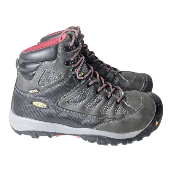 KEEN Tucson Mid Steel Toe Waterproof Work Boots Size 11D