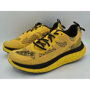 Keen Womens Size 7 WK400 Yellow Black Walking Shoes Sneakers