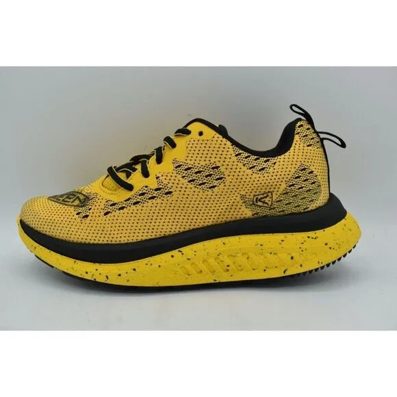 Keen Womens Size 7 WK400 Yellow Black Walking Shoes Sneakers