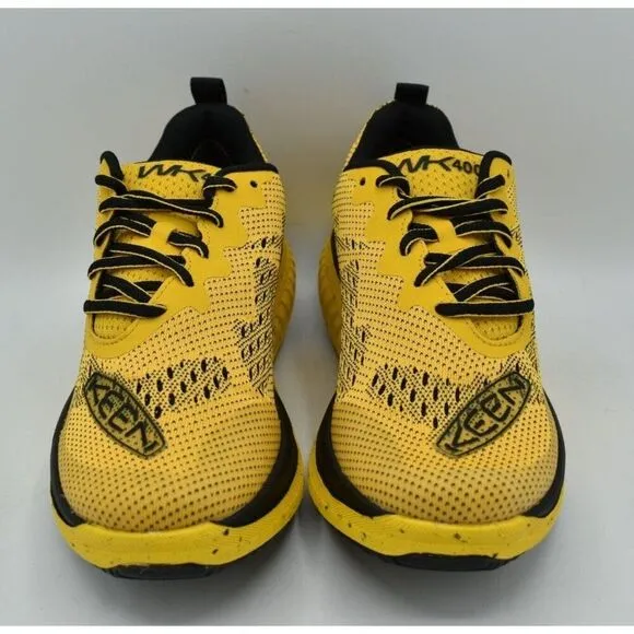 Keen Womens Size 7 WK400 Yellow Black Walking Shoes Sneakers