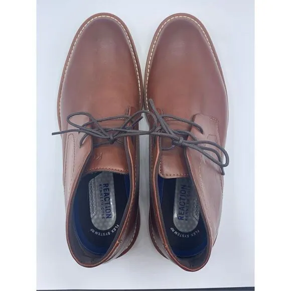 Kenneth Cole Men’s Reaction Klay Flex Chukka In Cognac Size 8.5