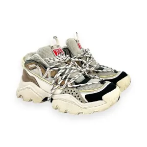 Kenzo Paris &quot;Inka&quot; Cream Chunky Sneakers sz 38
