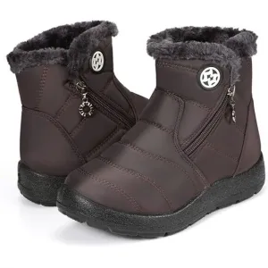 Kid's Winter Boots Ankle Boots with Warm Fur Anti-Slip