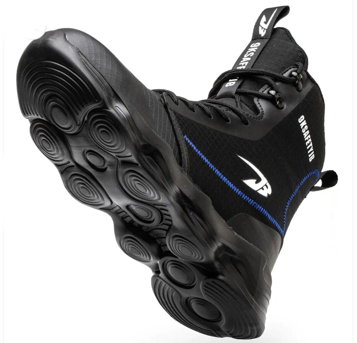 Kiyard- Steel Toe Safety Shoes Black style-01