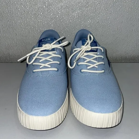 Kizik Women’s Madison Sneakers Soft Chambray Size 8 Hands-Free Slip-On