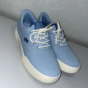 Kizik Women’s Madison Sneakers Soft Chambray Size 8 Hands-Free Slip-On