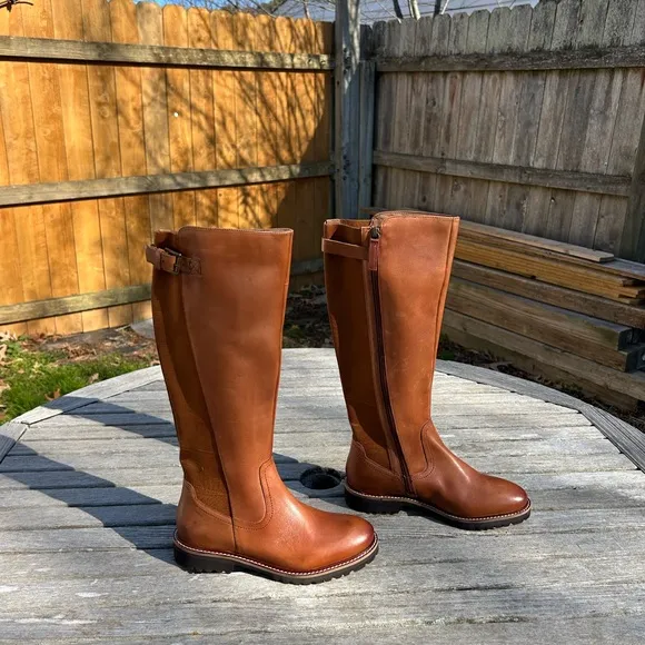 Knee‎ High and Riding leather Boots- soft walk inara boots size 7.5