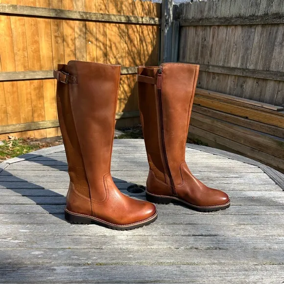 Knee‎ High and Riding leather Boots- soft walk inara boots size 7.5