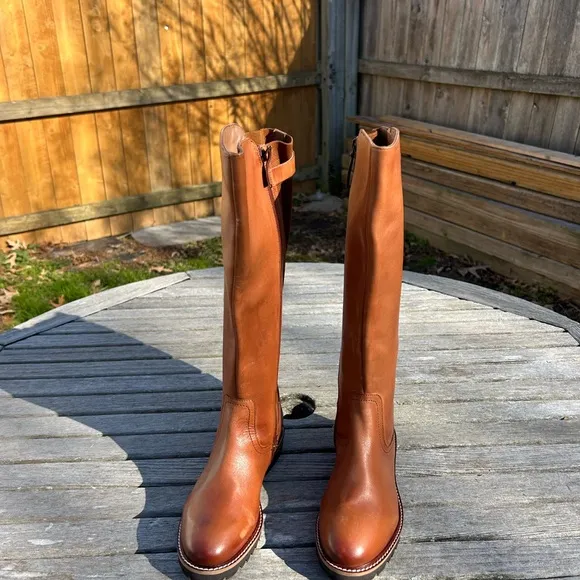 Knee‎ High and Riding leather Boots- soft walk inara boots size 7.5