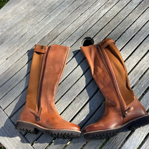 Knee‎ High and Riding leather Boots- soft walk inara boots size 7.5