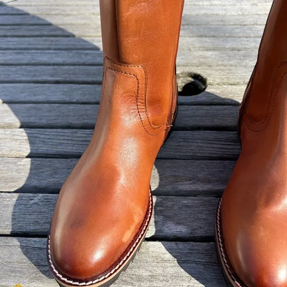 Knee‎ High and Riding leather Boots- soft walk inara boots size 7.5
