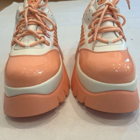KOI FOOTWEAR PEACH ICED TEA PLATFORM SNEAKERS size USA 11 women’s