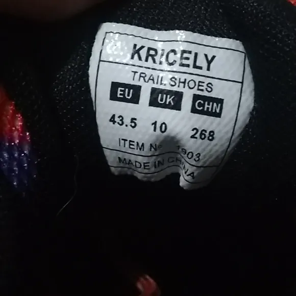 Kricely Trail Running Walking shoes