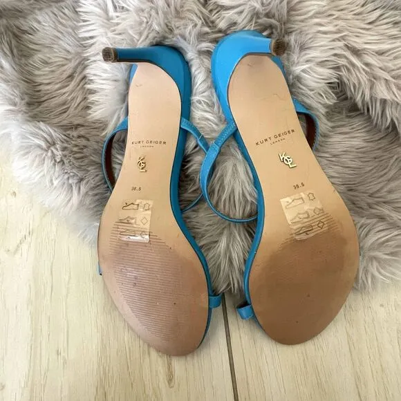 Kurt Geiger Baby Blue Heels | Size 38.5 | Feminine &amp; Fashion-Forward Statement