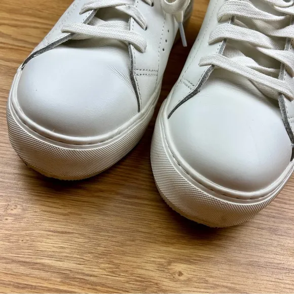 Kurt Geiger Laney White Leather Chunky Sneakers size 8.5
