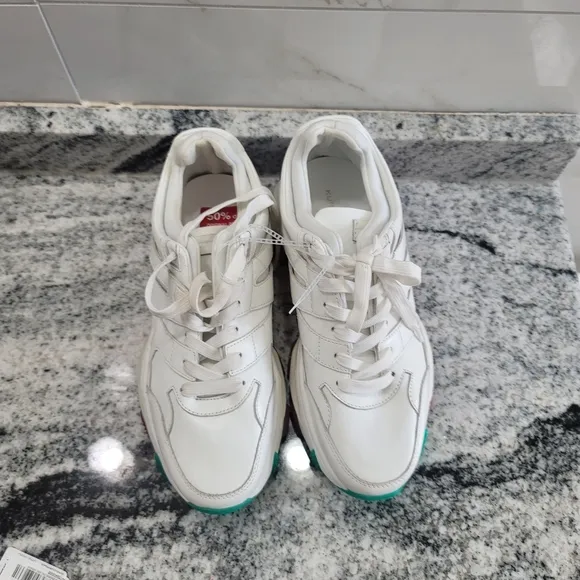 Kurt Geiger London Men's Lettie Lace-Up Rainbow Sole Sneakers