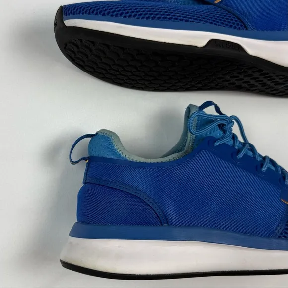 Kuru Mens Atom Cloud Walking Shoes US 9 Plantar Fasciitis Comfort Blue