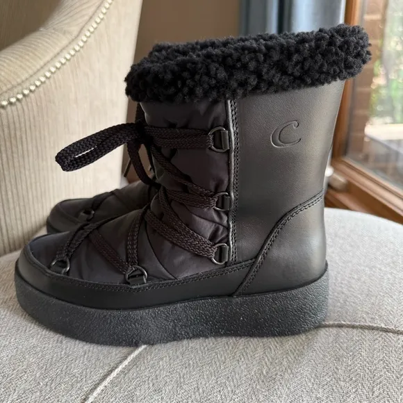 La Canadienne Emery Waterproof Women's Black Winter Boots
