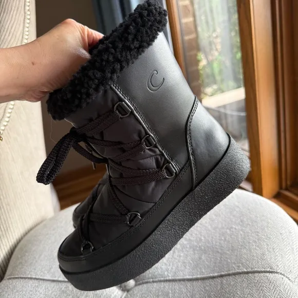 La Canadienne Emery Waterproof Women's Black Winter Boots