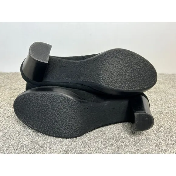 La Canadienne Kate Suede Leather Waterproof Boots in Black - Sz 10M