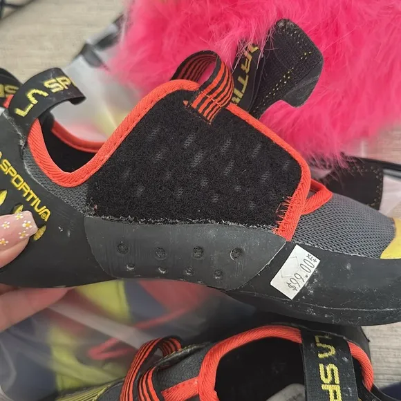 La Sportiva Black and Yellow Sneakers Technical Performance