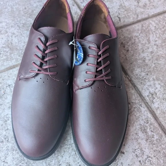 Lacoste Brown Leather Oxford Shoes