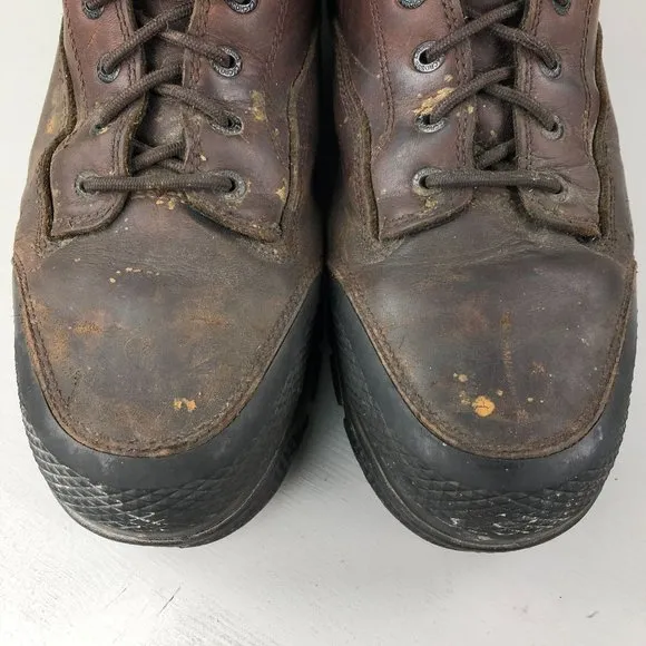 LaCrosse Men's 14 WIDE Adamas HD 6&quot; Brown Leather Steel Toe Work Boots 460015