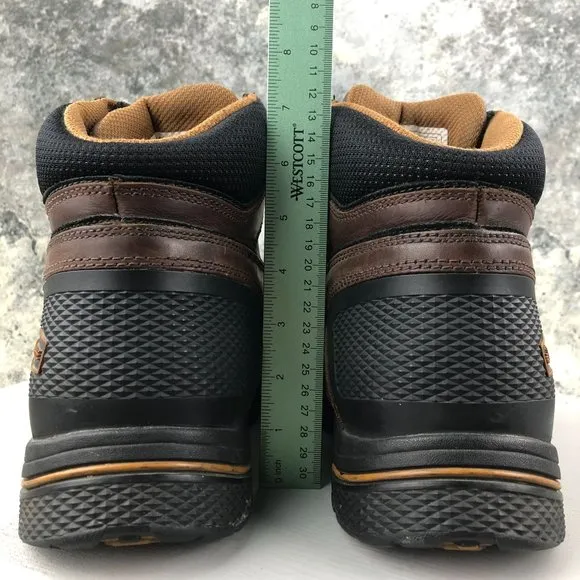 LaCrosse Men's 14 WIDE Adamas HD 6&quot; Brown Leather Steel Toe Work Boots 460015