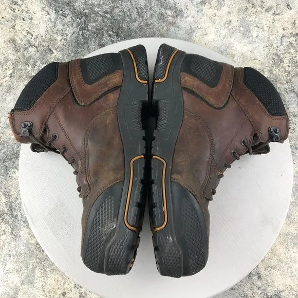 LaCrosse Men's 14 WIDE Adamas HD 6&quot; Brown Leather Steel Toe Work Boots 460015
