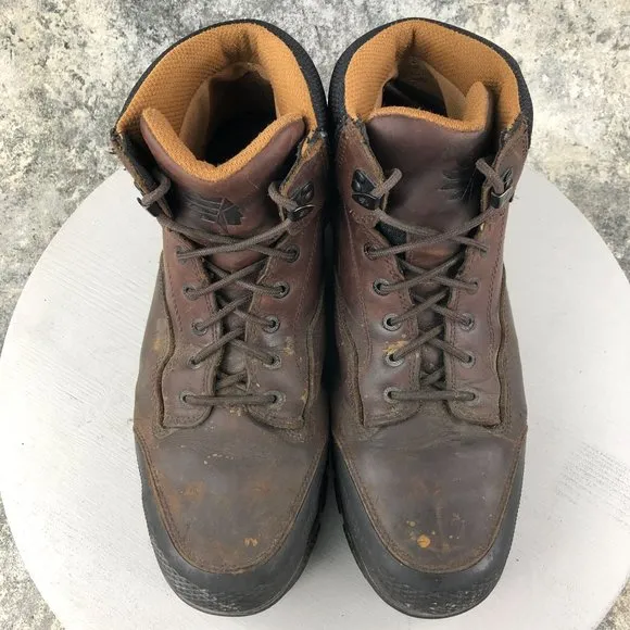 LaCrosse Men's 14 WIDE Adamas HD 6&quot; Brown Leather Steel Toe Work Boots 460015