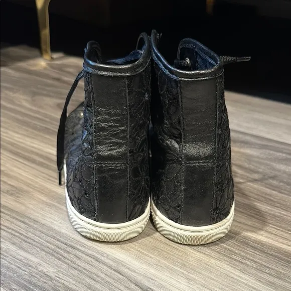 Lanvin Basket Haute High-Top Sneakers