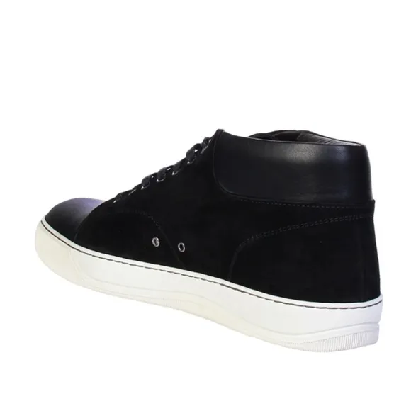 Lanvin Mid-top Toe Cap Sneakers