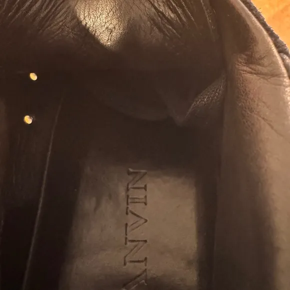 Lanvin Mid-top Toe Cap Sneakers