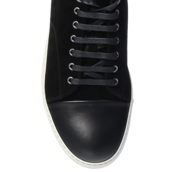 Lanvin Mid-top Toe Cap Sneakers