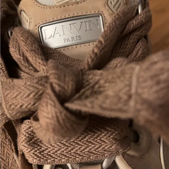 Lanvin Women's Sneakers - Beige and Brown