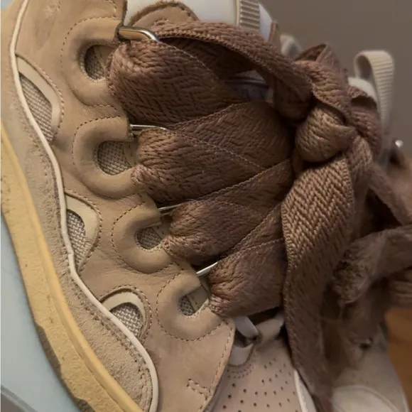 Lanvin Women's Sneakers - Beige and Brown