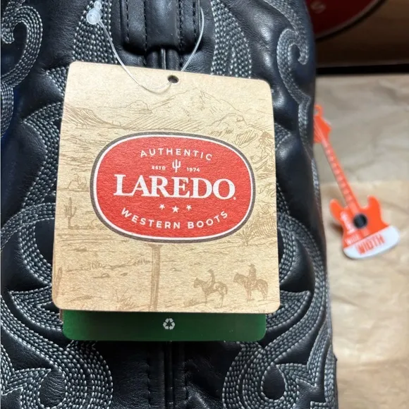 Laredo Women's Maddie Black Round Toe Western Boots‎ 51110