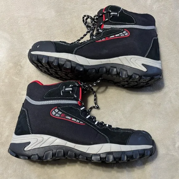Larnmern Men’s Steel Toe Safety Boots