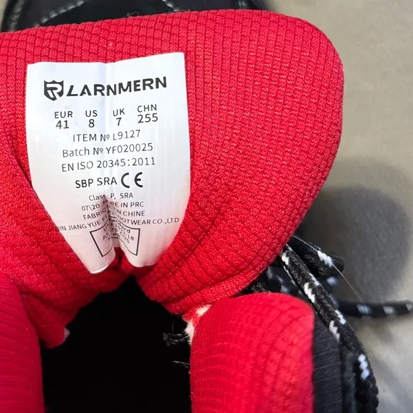 Larnmern Men’s Steel Toe Safety Boots