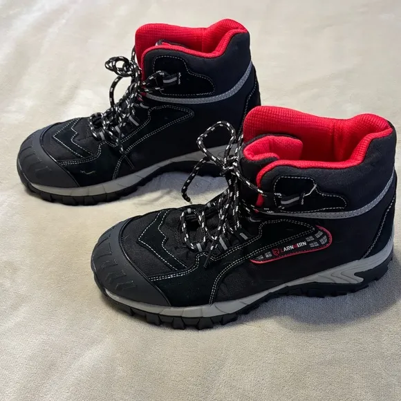 Larnmern Men’s Steel Toe Safety Boots