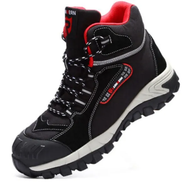 Larnmern Men’s Steel Toe Safety Boots