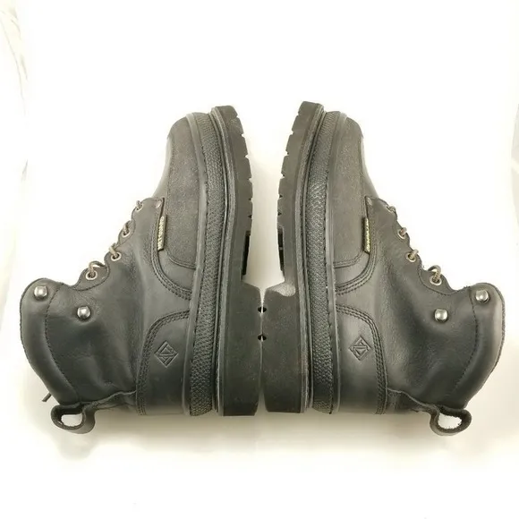 Leigh Steel Toe Boots Size 8.5 Work Boot Lace Up