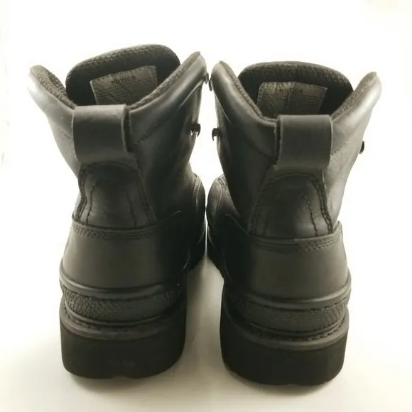 Leigh Steel Toe Boots Size 8.5 Work Boot Lace Up