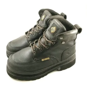 Leigh Steel Toe Boots Size 8.5 Work Boot Lace Up