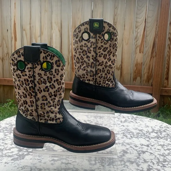 Leopard boots John Deere Youth 4