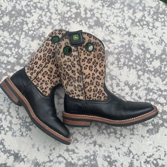 Leopard boots John Deere Youth 4